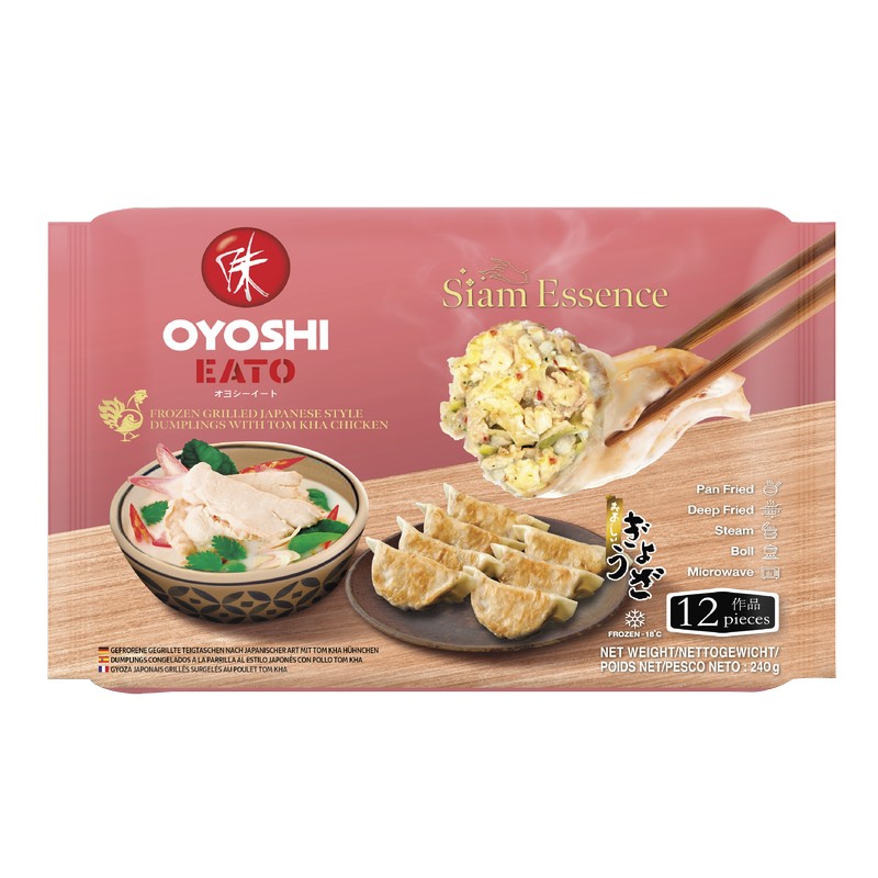 โอโยชิ อีทโตะ สยาม เอสเซนส์ เกี๊ยวซ่า ไส้ต้มข่าไก่
